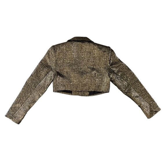 Michael Costello x REVOLVE Washington Jacket in Black & Gold - Picture 9 of 14